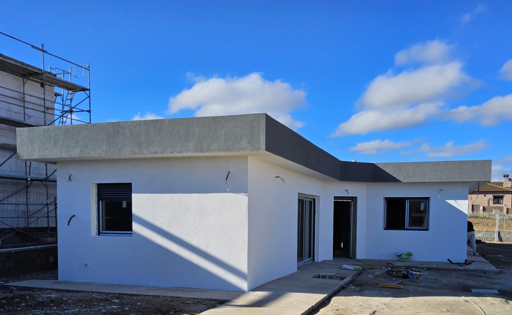 Vivienda terminada construida con el sistema